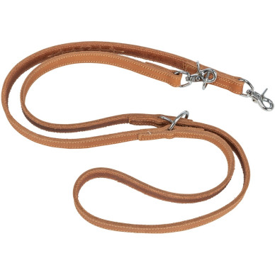 Trixie Rustic Heartbeat lesa reglabila din piele maro L XL 2 m 25 mm